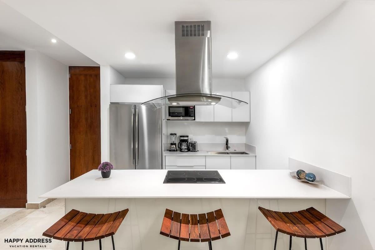 Trendy 1 Bedroom Apartment In Cruz Con Mar Brand New Building Playa del Carmen Exteriér fotografie