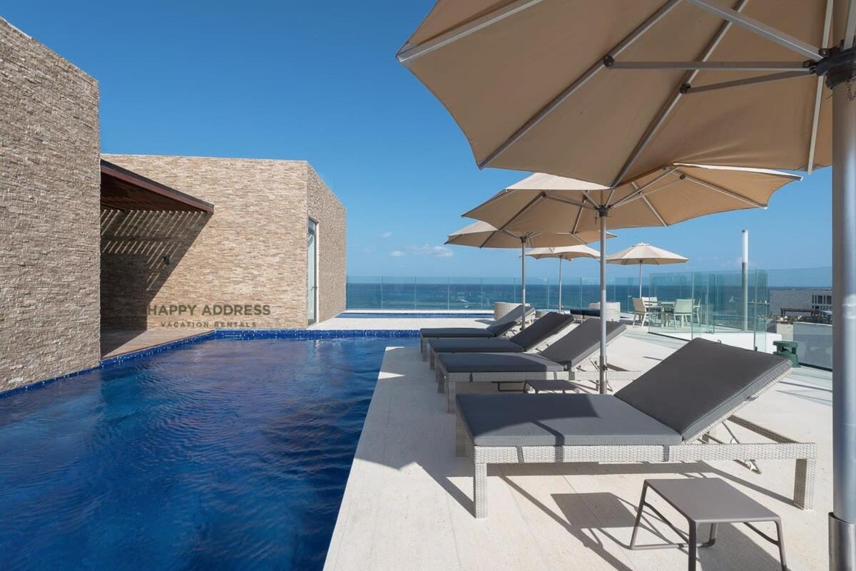 Trendy 1 Bedroom Apartment In Cruz Con Mar Brand New Building Playa del Carmen Exteriér fotografie